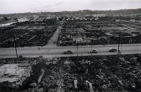 撤去された米軍兵舎跡