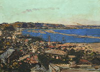 旧屏風ヶ浦風景　磯子の海